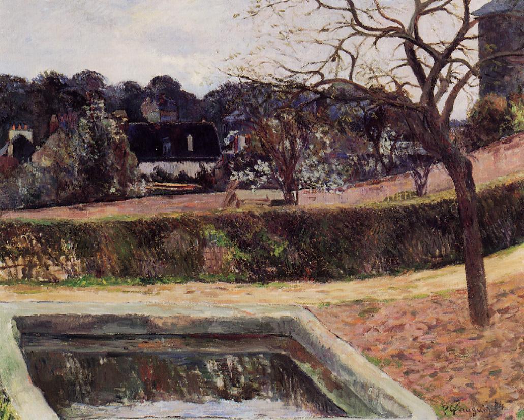 The Square Basin - Paul Gauguin Painting
